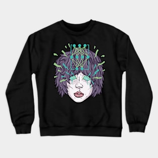 Neural Network - Cyberpunk Artwork Crewneck Sweatshirt